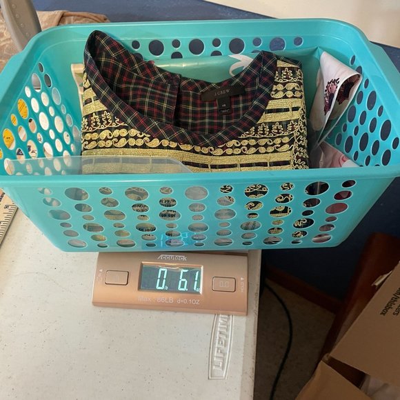 J. Crew Plaid Peasant Blouse Gold Braid Yoke Holiday Embroidered Top XS - Picture 11 of 11